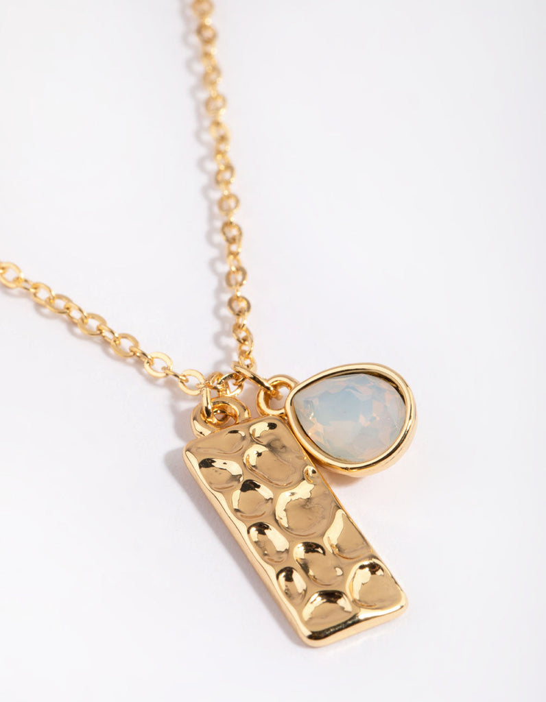 Gold Plated Charm Necklace
