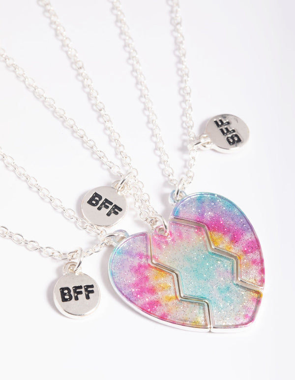 Amazon.com: DOYYCA Best Friend Necklace for 2 Girls Magnetic Matching Friendship  Necklace Half Heart Pendant BFF Necklaces for Sister (Blue&Pink Heart):  Clothing, Shoes & Jewelry