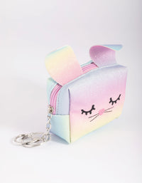 Kids Rainbow Bunny Purse Keyring - link has visual effect only