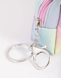 Kids Rainbow Bunny Purse Keyring - link has visual effect only