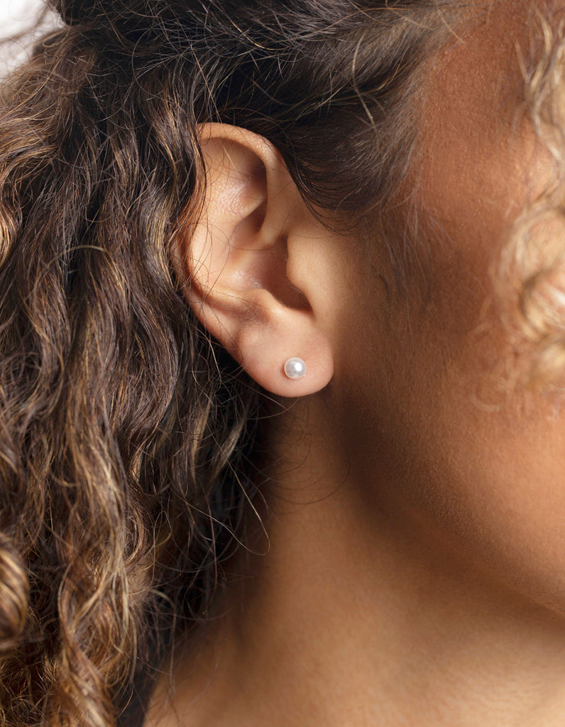 Silver Diamante Stud Earring 5-Pack