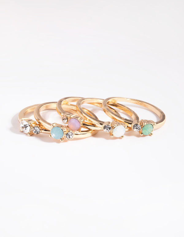 Colourful Ring Stack Pack