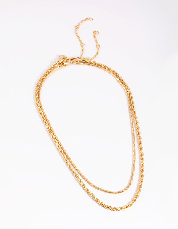 Gold Thick Snake Chain Necklace - Lovisa