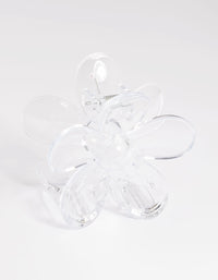 90s Clear Daisy Flower Claw Clip - link has visual effect only