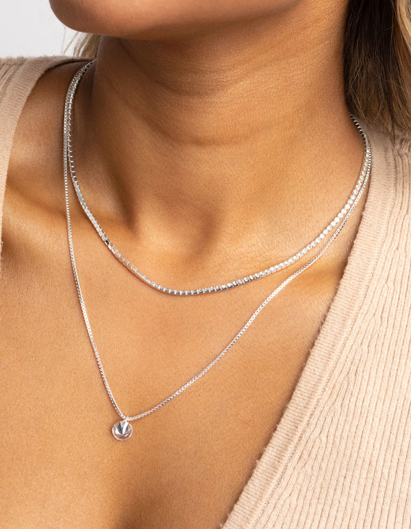 Silver Magnetic Two Necklace Separator - Lovisa