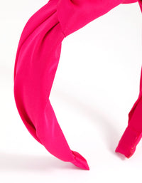 PInk Twisted Knot Headband - link has visual effect only