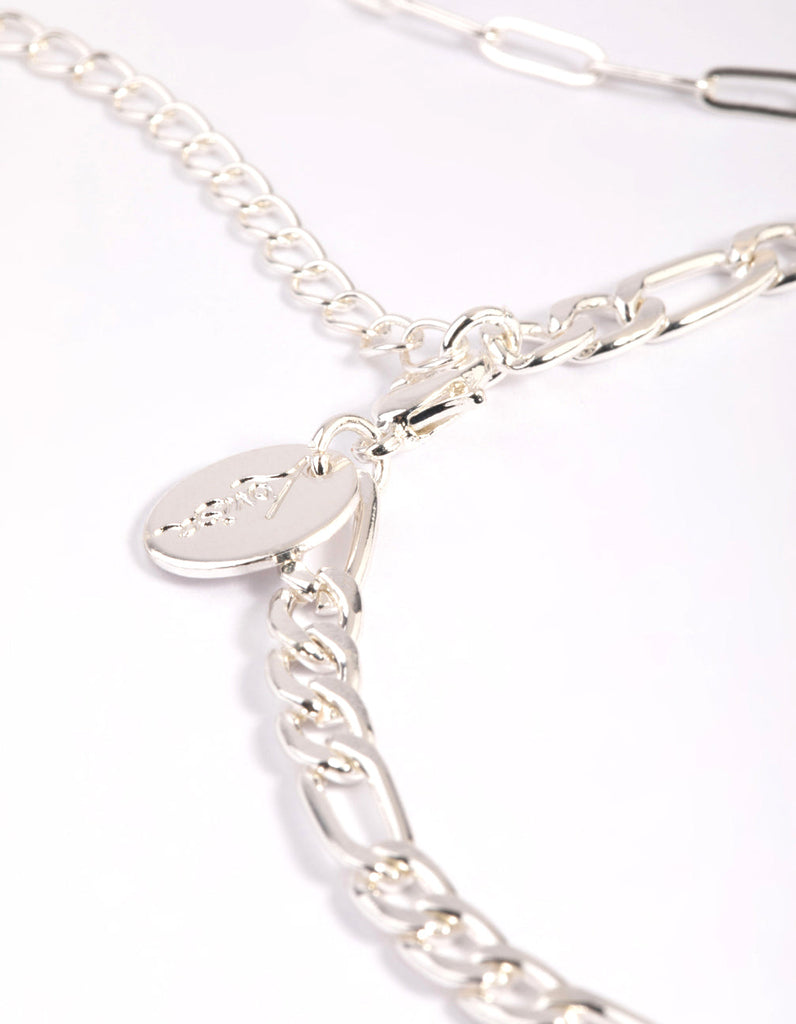 Silver Chain Anklets
