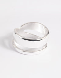 Silver Plated Two in One Ring - link has visual effect only