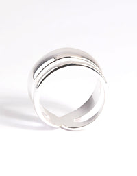 Silver Plated Two in One Ring - link has visual effect only