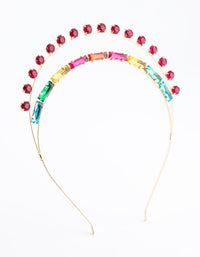 Embellished Jewelled Halo Headband - link has visual effect only