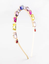 Embellished Multi Faceted Stone Headband - link has visual effect only
