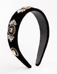 Embellished Velvet Headband - link has visual effect only