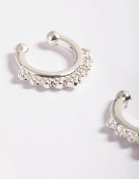 Silver Diamante Ball Septum Pack - link has visual effect only