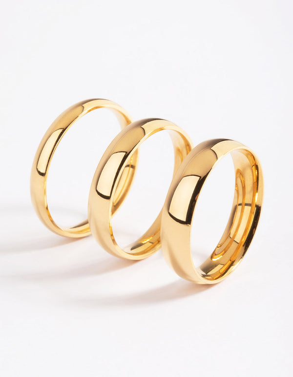 LOVISA Joint Ring 3 Pack