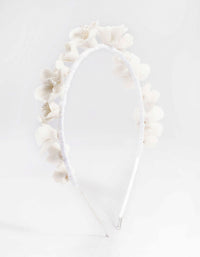 White Flower Headband - link has visual effect only