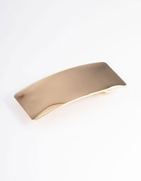 Gold Barrette Hair Clip - link has visual effect only