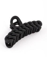 Black Chain Cut Out Hair Claw Clip - link has visual effect only