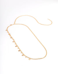 Gold Mixed Disc Waistchain - link has visual effect only