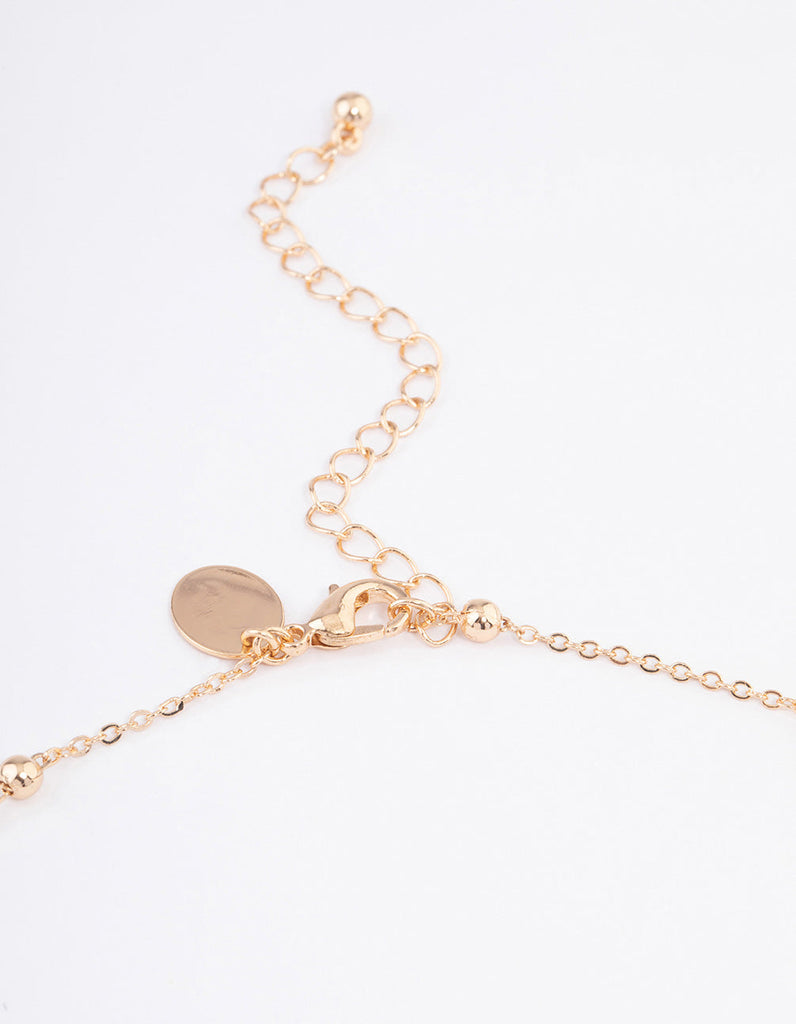 Gold Bold Heart Necklace