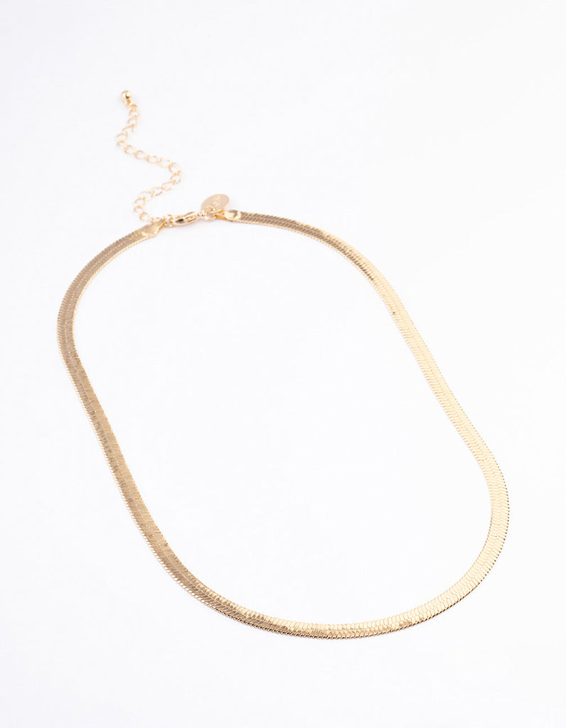 Gold Classic Snake Chain Necklace