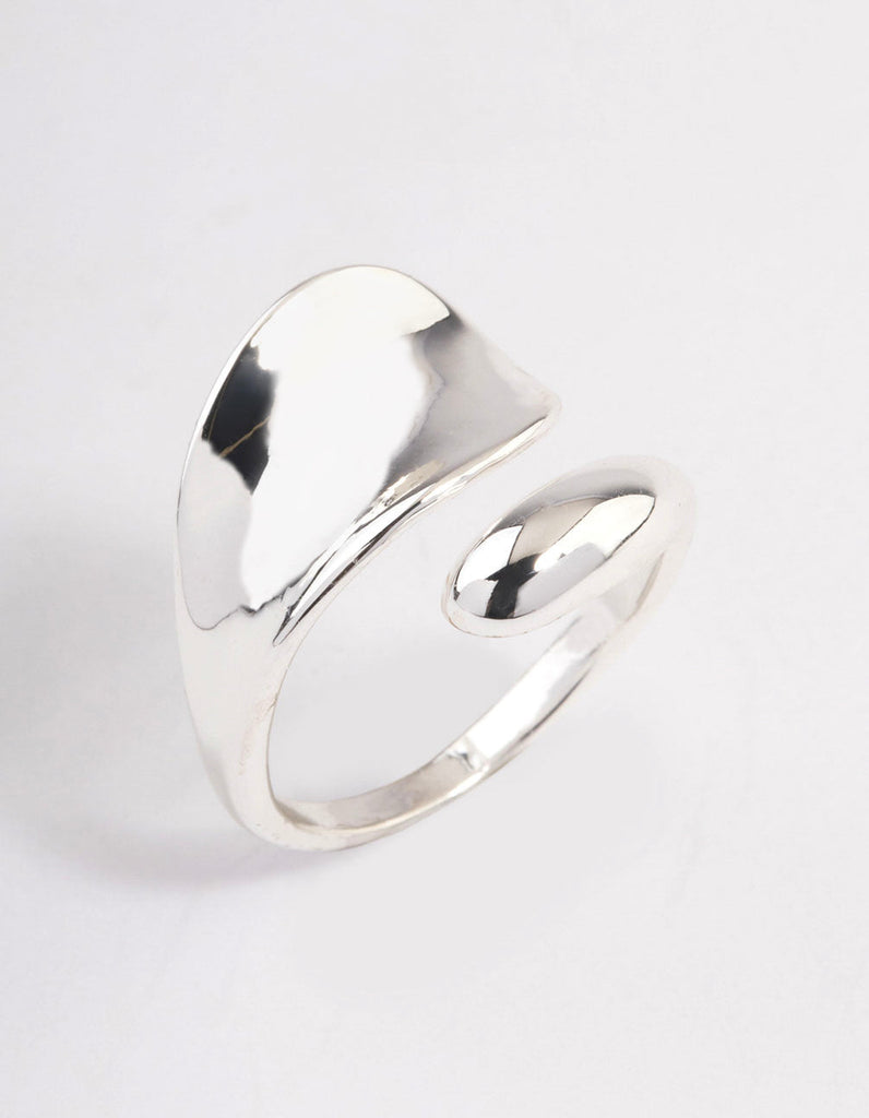 Silver Plated Bold Wrap Ring