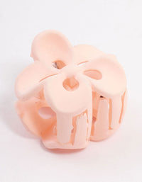 Blush Mini Frangipani Claw Clip - link has visual effect only