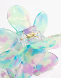 Plastic Statement Flower Claw Clip - link has visual effect only