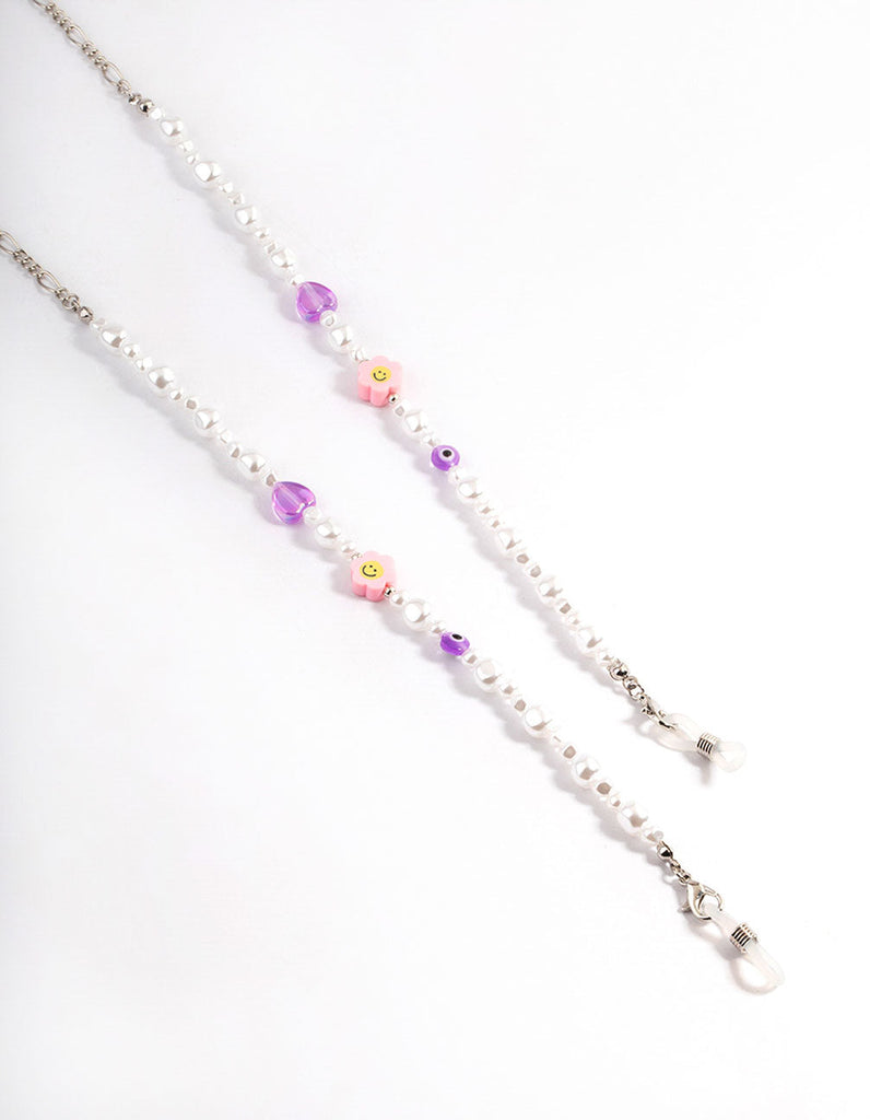 Rhodium Pearl Fig Classes Chain