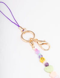 Gold Single Gummy Bear Small Phone Charm - link has visual effect only