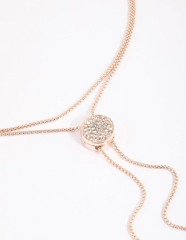 Lovisa Dainty Rose Gold Pendant Necklace