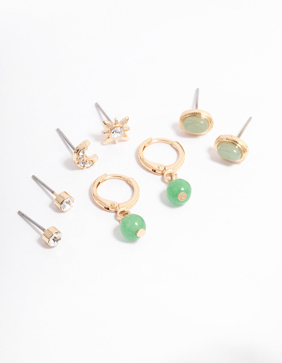 Lovisa Green Statement Celestial Earrings - ShopStyle