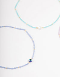 Beaded Evil Eye Choker Pack - link has visual effect only