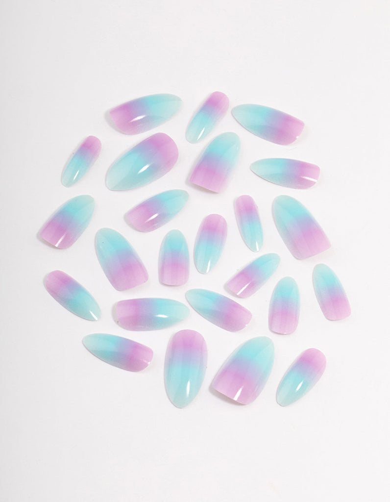 Plastic Ombre Press On Nails