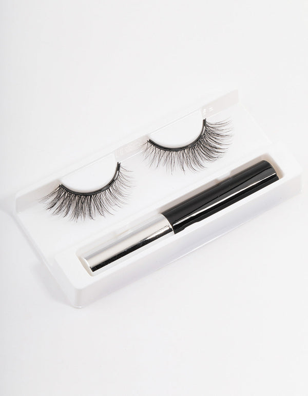 Black Magnetic Cat Eye False Eyelashes