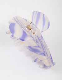 Acrylic Lilac Lunar Multi Clear Claw Clip - link has visual effect only