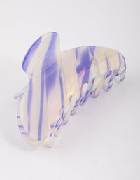 Acrylic Lilac Lunar Multi Clear Claw Clip - link has visual effect only