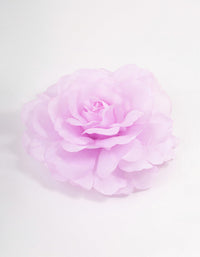 Pink Fabric Large Flower Corsage - link has visual effect only
