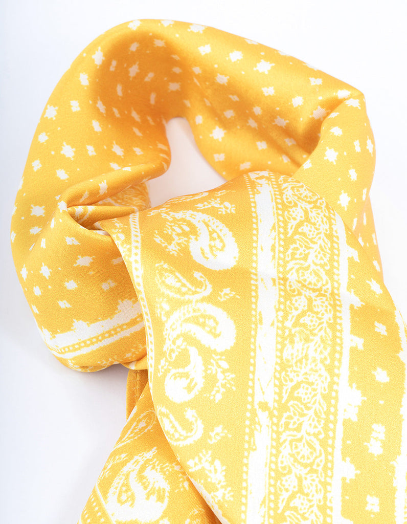 Fabric Paisley Print Scarf