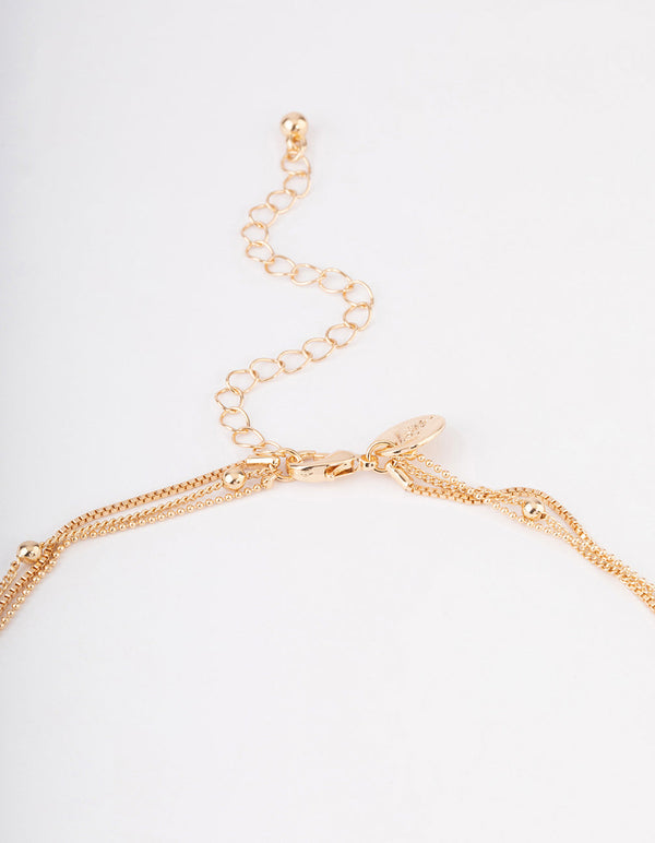 Gold Magnetic Two Necklace Separator - Lovisa
