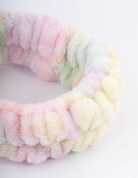 Tie Dye Fluffy Headband - link has visual effect only