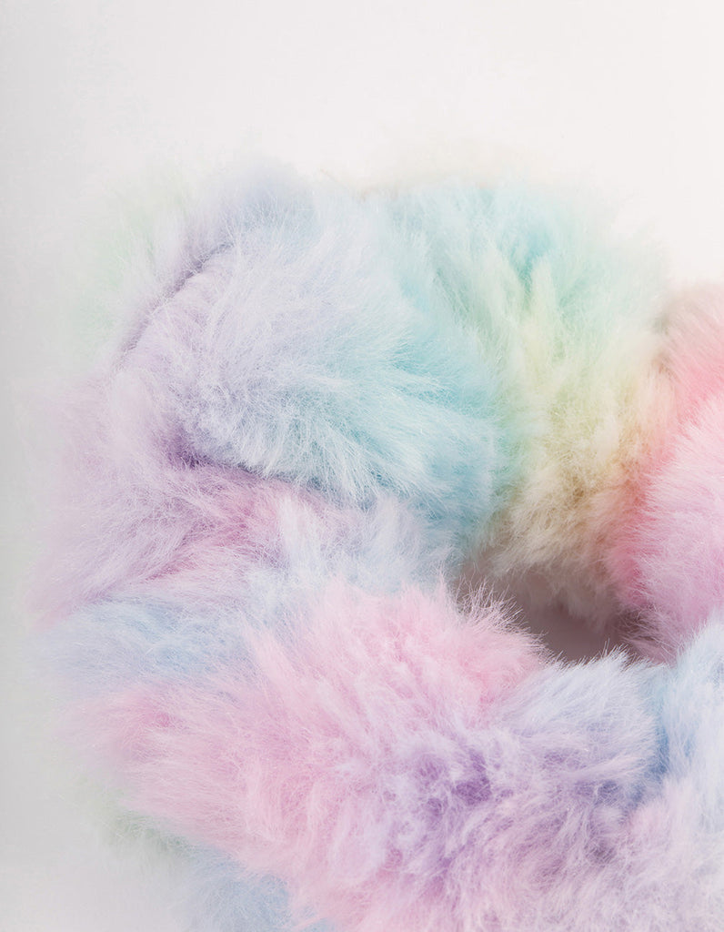 Tie Dye Fluffy Hair Scrunchie