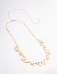 Gold Large Mixed Butterfly Waist Chain - link has visual effect only