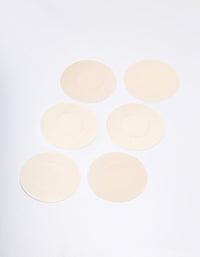 Neutral Fabric Round Nipple Covers Pack - link has visual effect only