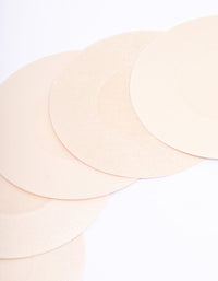 Neutral Fabric Round Nipple Covers Pack - link has visual effect only