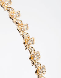 Gold Butterfly Diamante Headband - link has visual effect only
