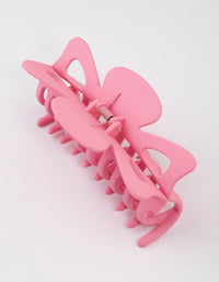 Pink Acrylic Triangular Cut Out Claw Clip - link has visual effect only