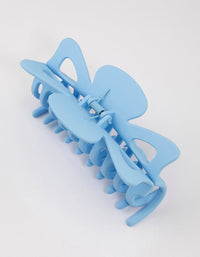 Blue Acrylic Triangular Cut Out Claw Clip - link has visual effect only