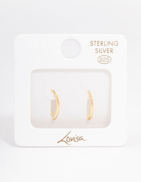 Gold Large Swirl Dragon Earrings - Lovisa