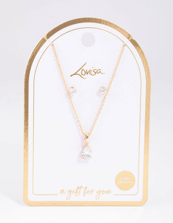 Gold Plated Stainless Steel Freshwater Pearl & Chain Necklace - Lovisa
