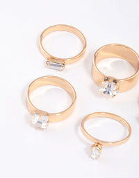 Gold Mixed Shape Clean Ring Pack - link has visual effect only